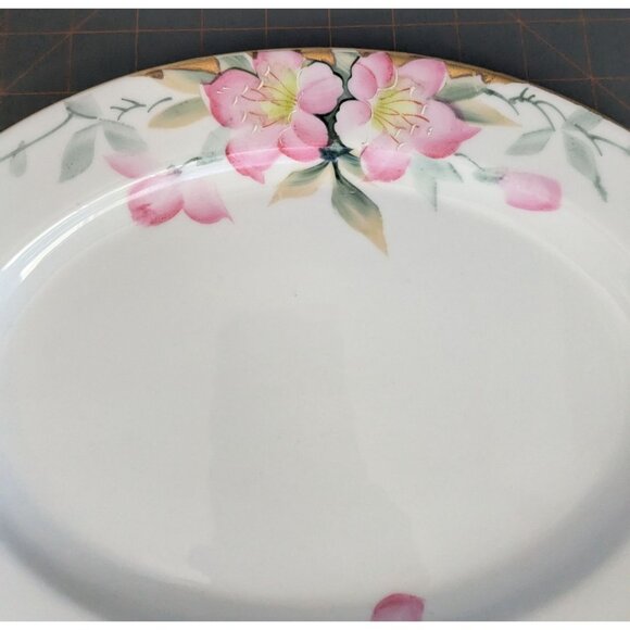 Noritake Azalea China Platter Pink Floral 12" red mark - Picture 3 of 13